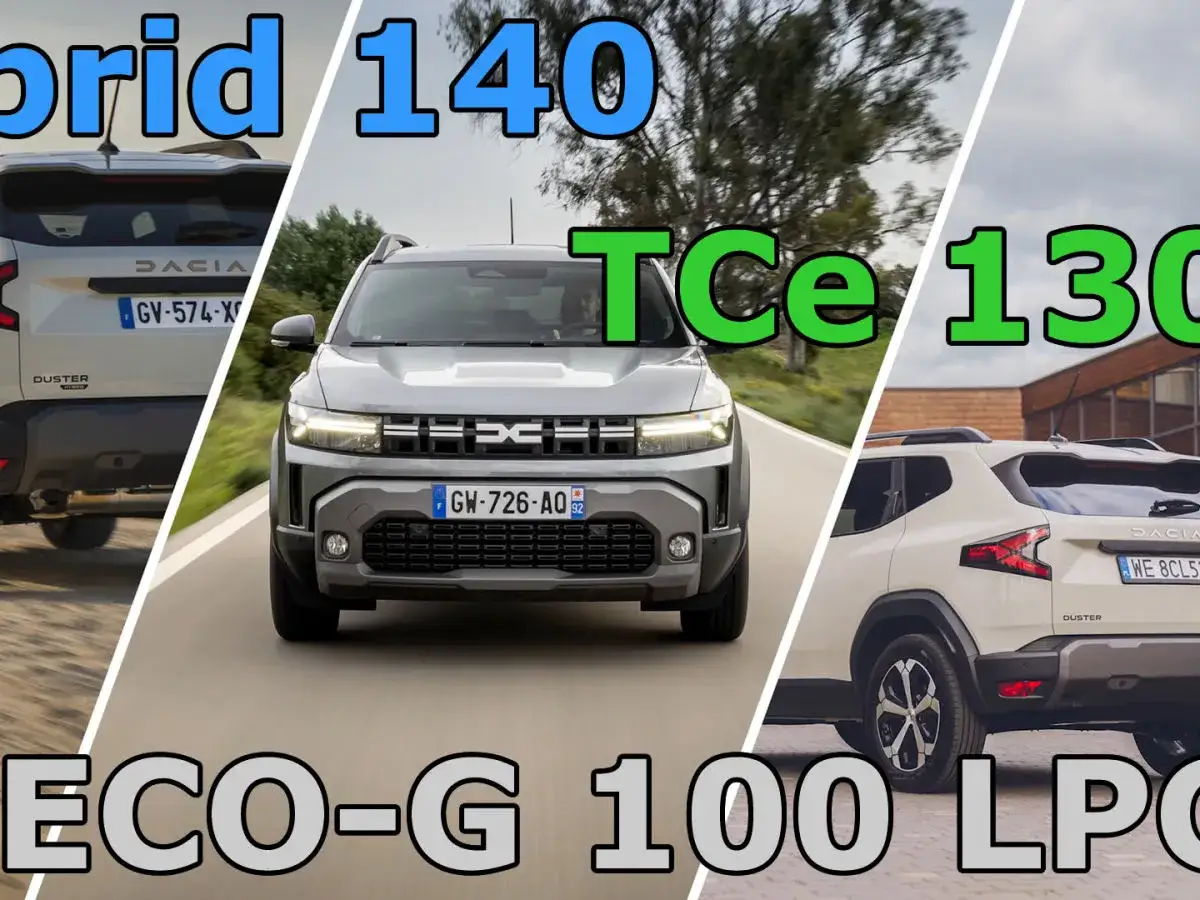 Dacia Duster: jaki silnik wybrać? Porównanie wersji Hybrid 140, TCe 130 i ECO-G 100 LPG.